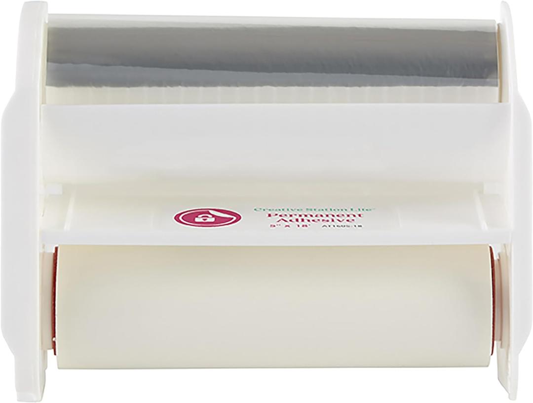 Xyron Permanent Adhesive Refill for the Creative Station & Creative Statio Lite, 5" x 18', Refill Cartridge for Label Maker, Laminator Machine, Home Office & Home School Craft Supplies (AT1605-18)