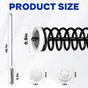 W10780045 NTW4516FW2 NTW4516FW1 NTW4605EW0 Washer Suspension Rod Kit(26.7in) for Amana Whirlpool Kenmore -Replace WTW4800BQ1 WTW4816FW1 WTW4816FW2 RTW4516FW1 RTW4641BQ0 by TOMOON