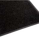 Guardian Platinum Series Indoor Wiper Floor Mat, Rubber with Nylon Carpet, 6'x11', Black