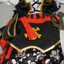 Cuteshower Girls Pirate Costume for Kids Halloween Dress Up Pirate Pretend Cosplay (5-7 Years, Black)