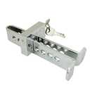 Stainless Steel Car Brake Lock - 8 Hole Brake Pedal Security Device with Anti-Theft Protection