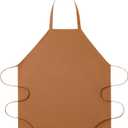 Sheenfon Classic Full-Length Bib Apron – Durable & Easy-Care Chef Apron for Kitchen, Restaurant & Café (Peacon) One Size