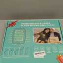 30X 10X Extra Large Floor Magnifying Glass with Light and Stand,60 LED Flexible Gooseneck Floor Magnifying Lamp with 5 Color Modes, 2-in-1 Lighted Magnifiers for Close Work, Sewing,Crafts, Painting (Black)