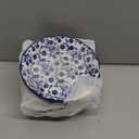 Selamica Ceramic Mini Pie Pans, 6 Inch Pie Dish for Baking, Small Pie Plate with Fluted Edge for Dessert Apple Pie, Oven Safe, Set of 6, Vintage Blue