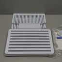 New Upgrade Bread Slicer for Homemade Bread, Bread Slicing Guide Adjustable Width, Foldable and Compact Cutting Guide with Crumb Tray, Suitability for Homemade Bread, Bagels, Cakes