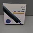 ZhiYo 6ft Cord Hider Floor, Soft PVC Cord Covers for Wires on Floor, Wire Cover to Hide Extension Cords, Cable Cover Protect Cords & Prevent Trips, Cable Cavity: W0.6in x H0.32in, Ivory