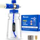 Foam Cannon for Presure Washer Blue Car Wash Cleaning Foam Cannon with 1/4 Quick Connector, Adjustable Foam Thickness and Spray Range, Suitable for Various Car Washing Scenarios
