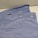 Stone Blue Blackout Doorway Curtains, Grommet Light Blocking Window Treatments Sound Reducing Privacy Drapes for Living Room/Bedroom, 2 Panels, 40x47 Inch