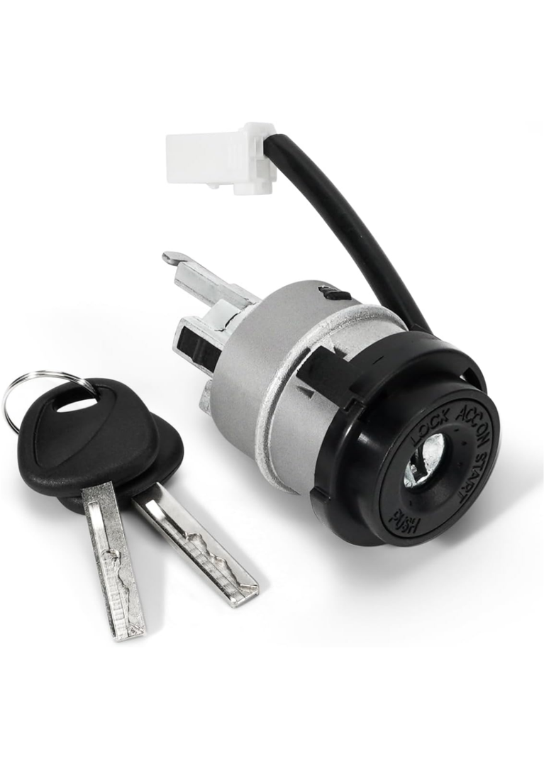 Ignition Lock Cylinder, Fit for Hyundai Accent Hatchback/Sedan | for Dodge Attitude Sedan, 2012 2013 2014 2015 2016 2017 - Replace 819001RJ00 Ignition Cylinder Switch with Keys