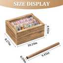 Bracelet Storage Box Holds Up to 150 Bangles, Bracelet Organizer with Clear Lid & Rods, Jewelry Display Case for Multiple Sizes, Dust-Proof Design