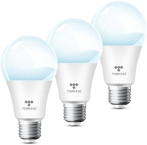 Dusk to Dawn Light Bulbs Outdoor, 13W(100W Equivalent), 6000K Daylight, Automatic On/Off Outdoor Security Light, Sensor A19 E26 Bulbs Photocell for Wall lamp Porch Garage Yard, Christmas Gifts, 2 Pack