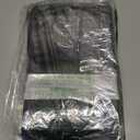 100 Pack Smell Proof Bags, Resealable Black Mylar Bags with Matte Window, Foil Pouch Stand Up Sealable Bags for Packaging, 7.8711.81 Inch