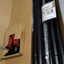 KAMANINA Black Curtain Rod 32 to 144 Inch (2.6-12 Feet), 1 Inch Heavy Duty Curtain Rods for Windows, Modern Adjustable Drapery Rods with End Cap (32"-144")