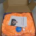 Giant Fur Bean Bag Chair Cover for Kids Adults, (No Filler) Living Room Furniture Big Round Soft Fluffy Faux Fur Beanbag Lazy Sofa Bed Cover (Black, 7FT)