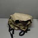 Outdoor Patio Furniture Cover - Heavy Duty Waterproof 600D Tough Canvas Protector for Square Table Cover, All-Season Dining Table and Chair Cover (54L x 54W x 28H Inch) (Beige & Brown)