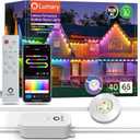 Lumary Permanent Outdoor Lights Pro with Remote, 40LED 53ft for House, 2000lm RGBAICW Smart Eave Light, Work with Alexa Google, Multi Scene for Daily Halloween Christmas Decor, IP67 Waterproof, White