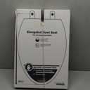 KOHLER 4636-RL-47 Cachet ReadyLatch Elongated Toilet Seat Slow Close, Soft Close Toilet Seat Quiet Lid, Contoured Grip-Tight Bumpers Installation Hardware, Apartment Essentials. Almond