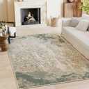 H.VERSAILTEX Washable Area Rugs Authentic Bohemian Vintage Rug, Handwoven Antique-Inspired Luxurious Carpet for Eclectic Home Decor Moroccan Rug Office Rug, Chandra - 3x5 Feet