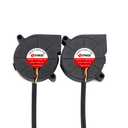 FYSETC Prusai3 MK3 MK3S Cooling Fan 5015 50x50x15mm 5V DC 0.35A otend Cooler Blow Radiator Sleeve Bearing for 3D Printer Parts Accessories, 2Pcs