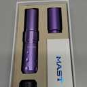 Mast Fold2 Pro Tattoo Gun Wireless Tattoo Pen Machine 2 Replaceble Batteries 2,000mAh Power Supply Mcore Rotary Motor Real Strokes Length P-076 (Purple)