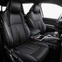 Leather Seat Covers Custom Fit for 2024 2025 Tacoma Gen 4th Double Cab - Fully Covered - Fit Like a Glove - Center Console Armrest Covers Included - for Tacoma Accessories