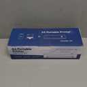 Portable Printers Wireless for Travel, Bluetooth Thermal Printer Supports 8.5" x 11" US Letter & A4 Size, Inkless Mobile Printer Work with Android iPhone Laptop for Home Office School, Black