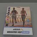 APEXUP Weighted Vest Men Women, Weight Vest for Women Workout Equipment for Strength Training Running (20lbs, Black)