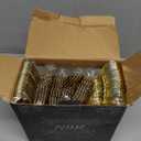 N9R 160pcs Gold Plastic Silverware - Gold Plastic Utensils Set - Tableware Flatware Kit 80 Forks, 40 Spoons, 40 Knives Disposable Cutlery Set for Party, Wedding, Birthday