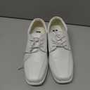 French Toast Boys Dress Shoes - Classic Lace-Up Oxford Casual Dress Formal Shoes- White (Size 4 Big Kid)