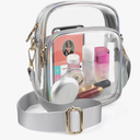 COROMAY Clear Purse for Women, Clear Bag Stadium Approved, Transparent Crossbody Bag
Color: Silver 2
