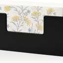 Acrylic Guest Towel Holder for Bathroom Napkin Holder Black Paper Hand Towels Stand Decorative Vertical Tissue Napkin Holders for Table kitchen Disposable Face Towel Tray Modern Napkins Dispenser