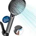 Cobbe Handheld Filtered Shower Head - Filters >99% Chlorine - Advanced 2.0 Carbon System - Water Softening Beads for Hard Water - Relieves Dry, Itchy Skin - Matte Black