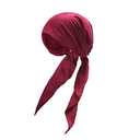 ZLYC Chemo Headwear Pre Tied Head Scarf Headwraps Lightweight Turban Beanie Cap for Women (Tie Dye Raspberry)