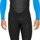 O'Neill Men's Reactor-2 3:2mm Back Zip Full Wetsuit, Lightweight Warmth with Good Flexibility for Surfing, Paddleboarding, Kayaking (Blue, S)
