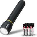 Energizer LED Flashlight Vision PRO, Ultra Bright 1000+ Lumens, IPX4 Water Resistant, Aircraft-Grade Aluminum LED Light, Rugged Metal Flash Light for Outdoors, Emergency Power Outage, Black