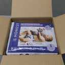 The Honest Company Clean Conscious Overnight Diapers for Sensitive Skin, Hypoallergenic Fragrance-Free Baby Diapers, Cozy Cloud and Star Signs Design, Club Box, Size 5 (27+ lbs), 40 Count