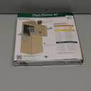 Ozco Building Products 56614 Flush Outside 90-degree Plate Connector (2 per Pack),Black