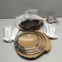 Frying Pan Set - 3 Pcs Nonstick Skillets With Lids, PFOA Free, Induction Compatible, Black (Black-8Inch+9.5Inch+11Inch With Lid)