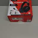 HyperX Cloud III  Wired Gaming Headset, PC, PS5, Xbox Series X|S, Angled 53mm Drivers, DTS Spatial Audio, Memory Foam, Durable Frame, Ultra-Clear 10mm Mic, USB-C, USB-A, 3.5mm  Black