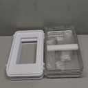 Delamu 2-Tier Multi-Purpose Bathroom Under Sink Organizers and Storage, Stackable Kitchen Pantry Organization, Pull Out Medicine Cabinet Organizer with Movable Dividers, White, 2 Pack