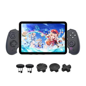 abxylute S9 Full-Size Bluetooth Type-C Mobile Gaming Controller for Switch iPhone iPad Android Phone Tablets,Wireless Gamepad with Hall Joystick Trigger,Customizable ButtonsFree Key MappingAPP