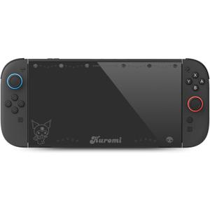 Tempered Glass Screen Compatible with Switch 2  9H Hardness Anti-Scratch, Ultra HD Clear, Bubble-Free Kit, Hidden Pattern (Off-Screen Design) 1Pack - KLM