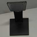 Adjustable Metal Folding Monitor Bracket for Touch Screen Desk Mount with VESA Hole 75x75mm&100x100mm All in Single PC Stand (Black)