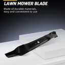 OCPTY High Lift Blades 42 inch Deck Mower Blades for Cub Cadet 942-04126 LT1040 LT1042 RZT42,2 pack