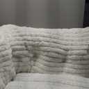 Faux Fur Body Pillow and 2 Cylinder Shape Pillow Set