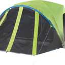 Coleman Carlsbad Dark Room Tent with Screened Porch, 4/6 Person Tent Blocks 90% of Sunlight to Keep Inside Cool, Weatherproof Shelter with Easy Setup, Contains PFAS