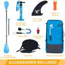 Freein SUP Inflatable Stand Up Paddle Board with Kayak Seat,Paddle Boards for Adults 10'/10'6/11', Accessories sup Pump Adaptor,sup Kayak Paddle
