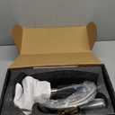 Brushed Nickel Bathroom Faucet, Waterfall Single Handle Bathroom Faucets, Unique Single Hole Faucet with Deck Plate for 3 Hole Bathroom Sink