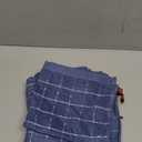 Mordimy 100% Cotton Terry Cloth Dish Cloths, Soft and Absorbent Checkered Dish Towels, Quick Drying Dish Rags for Washing Dishes, 6 Pack, 12 x 12 Inches, Navy