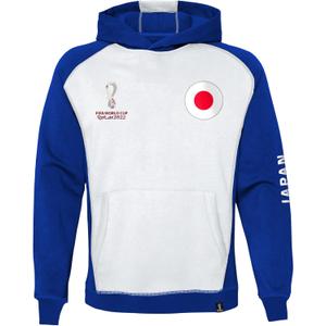 Outerstuff Unisex Youth FIFA World Cup Contrast Raglan Tech Fleece Hoodie (Small, Team Color)